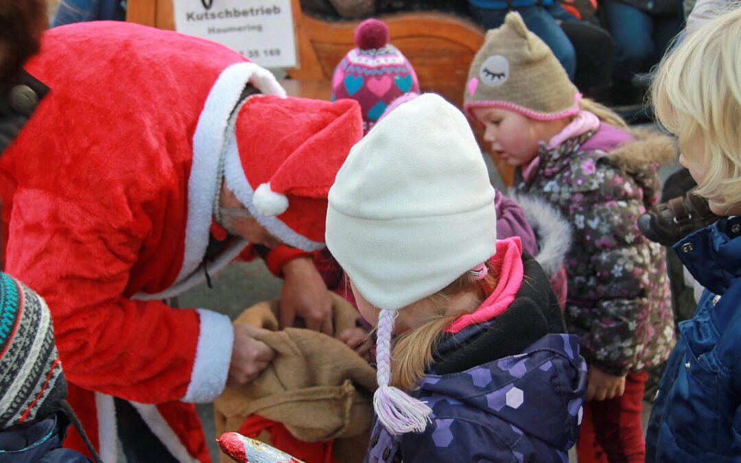 Straßensperrung zum Weihnachtsmarkt in Knetterheide
