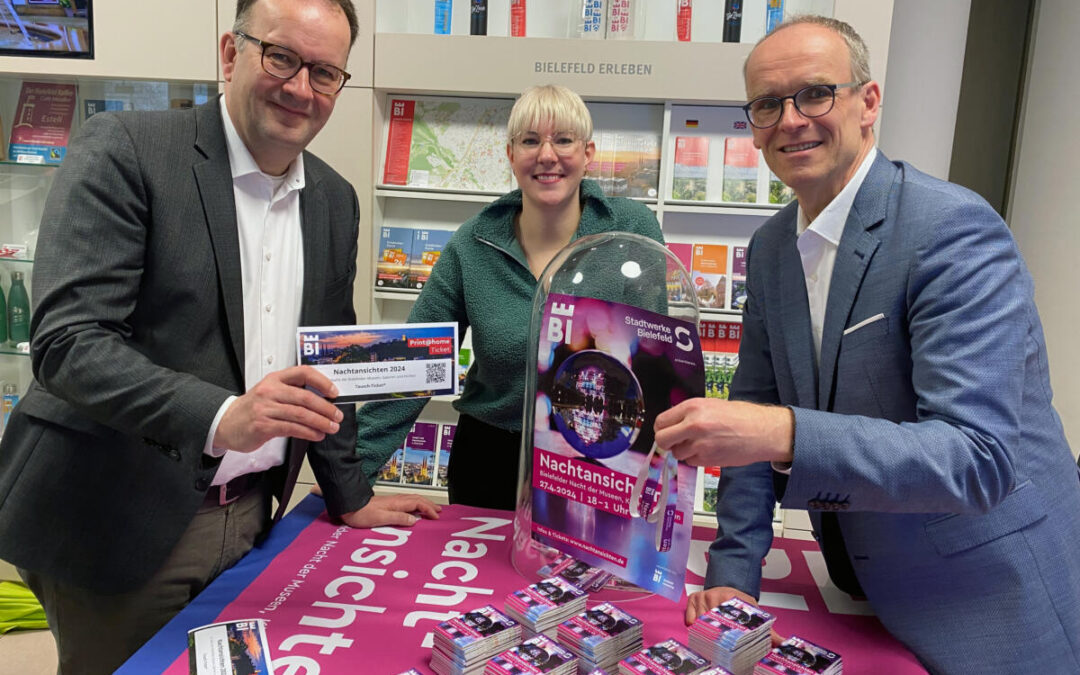 Farbenprächtige Kulturnacht „Bielefelder Nachtansichten“