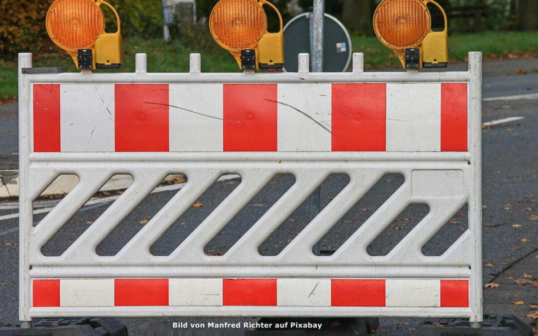 Straßenbaumaßnahme Kreisverkehrsanlage Lockhauser Straße