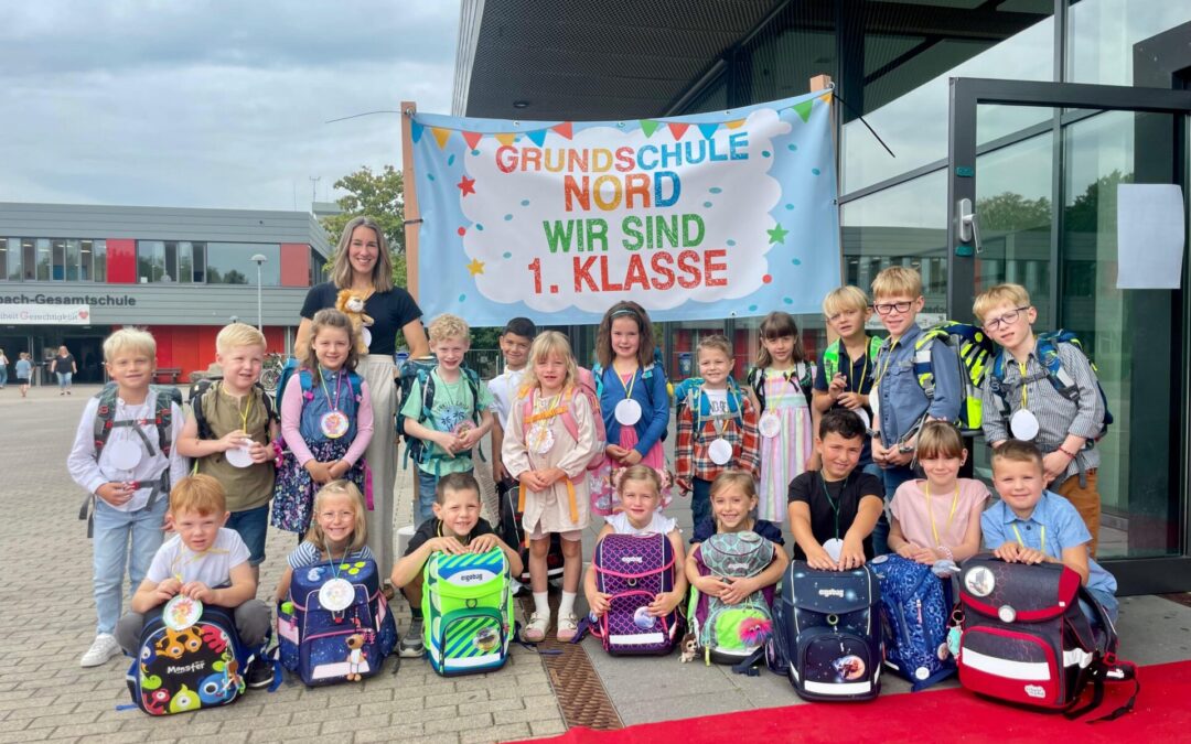 Grundschule Nord begrüßt 83 Erstklässler mit herzlichen Feiern