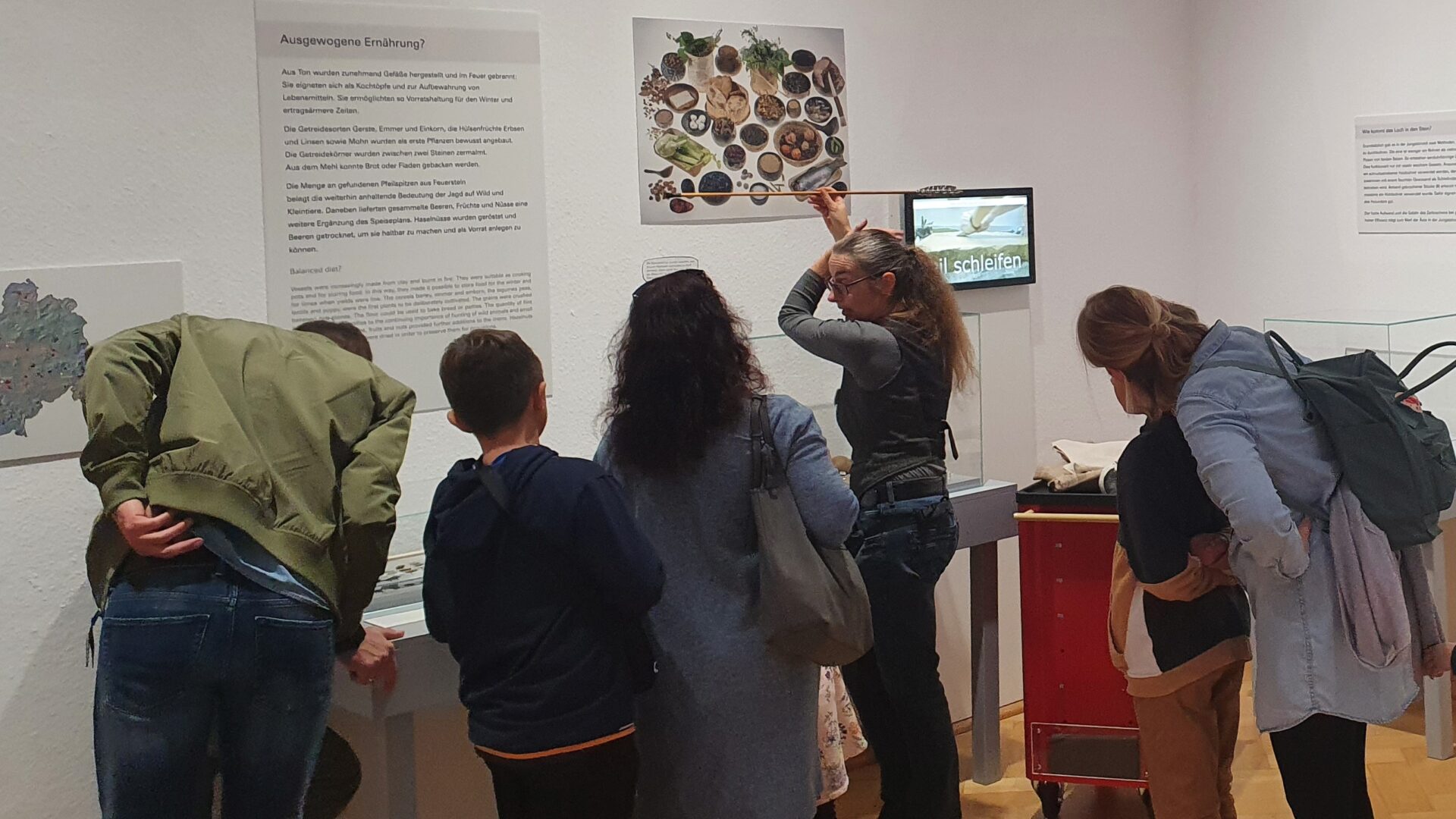 Wie unsere Vorfahren Jagten wird anschaulich erklärt. Foto: Lippisches Landesmuseum Detmold