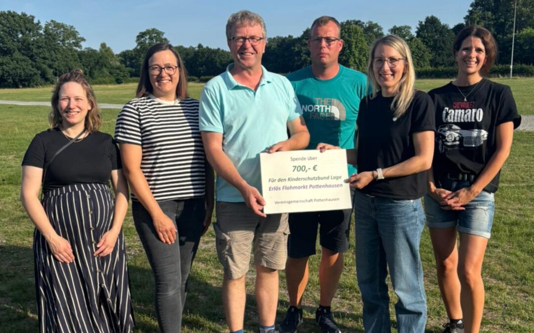 Pottenhauser Stöberwies’n erneut ein voller Erfolg: 700 Euro für den Kinderschutzbund Lage