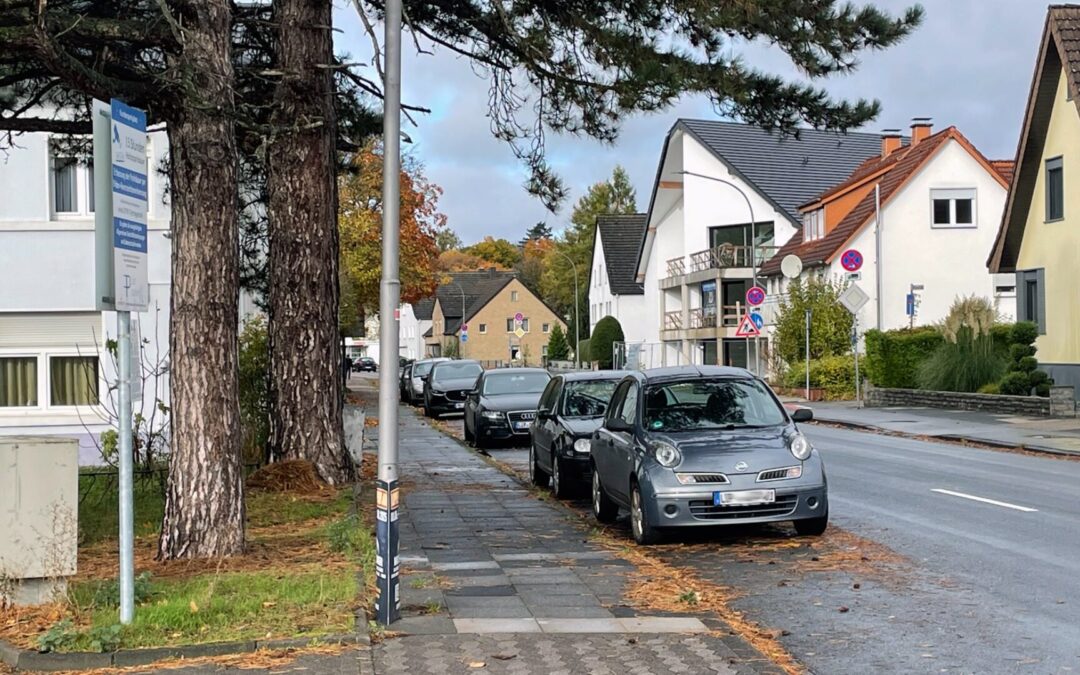 Parkende Fahrzeuge sorgen für Ärger an der Lemgoer Straße