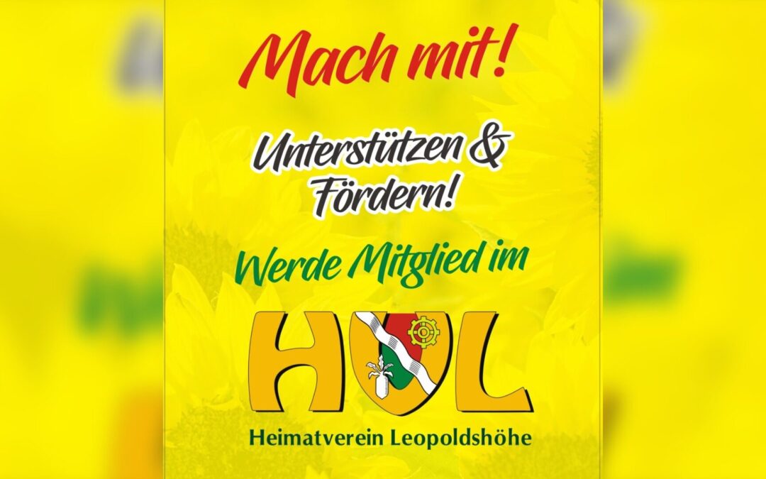Heimatverein Leopoldshöhe startet „Mach mit!“-Aktion für mehr Engagement