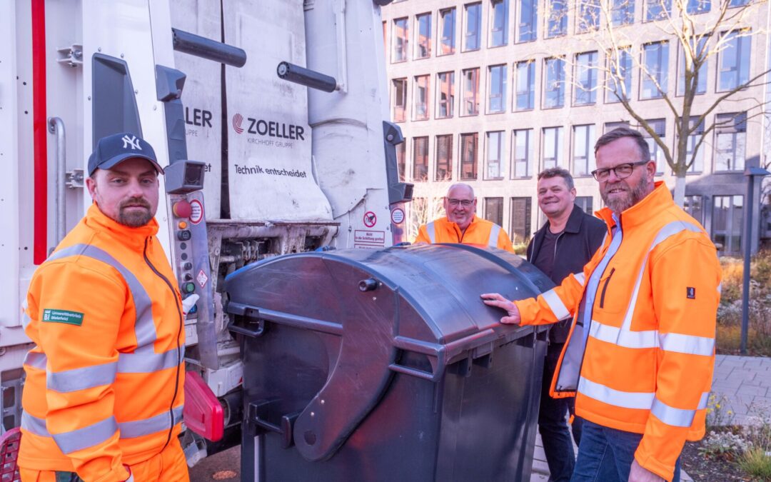 Umweltbetrieb testet E-Fahrzeuge zur Abfallsammlung
