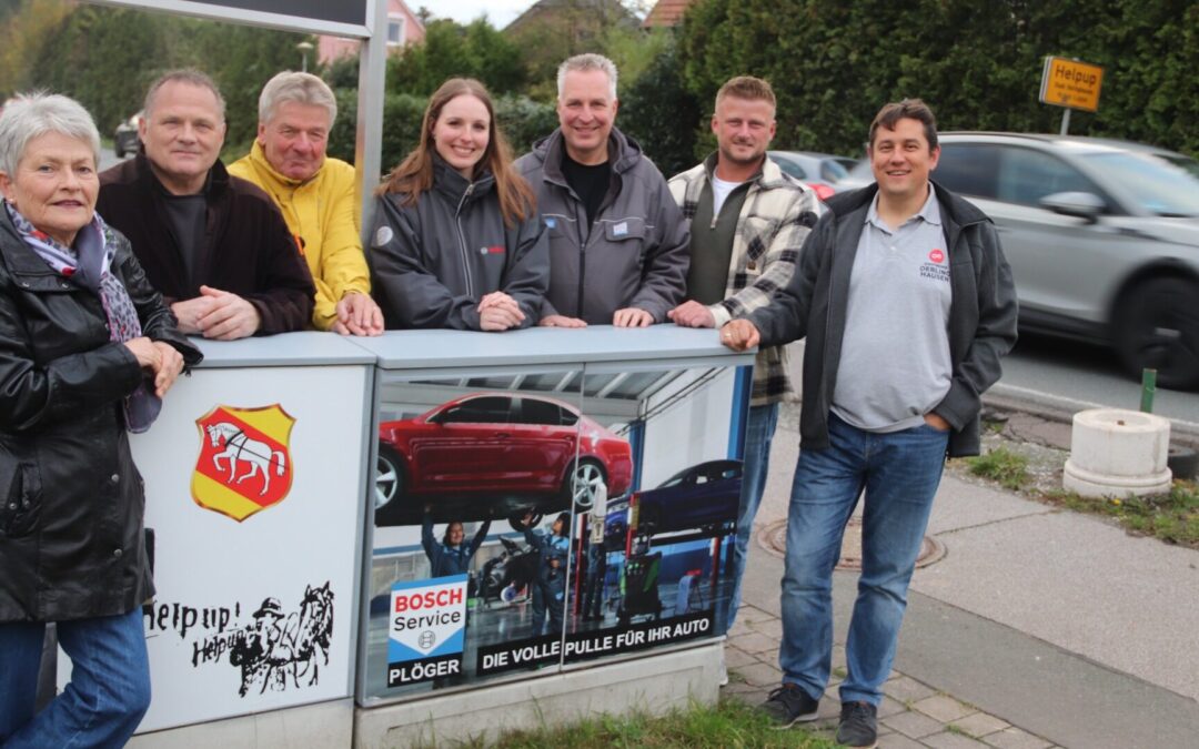 In Helpup sind jetzt alle 90 Stromverteilerkästen mit unterschiedlichen Motiven dekoriert