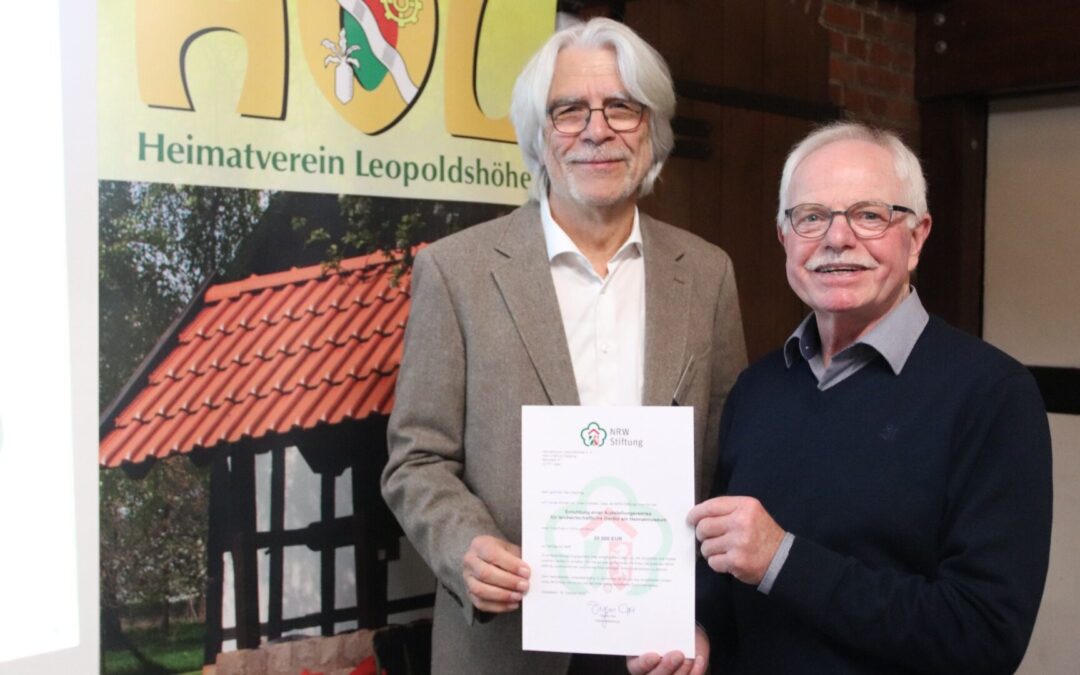 Die NRW Stiftung unterstützt den Bau einer Remise für das Museum am Heimathof