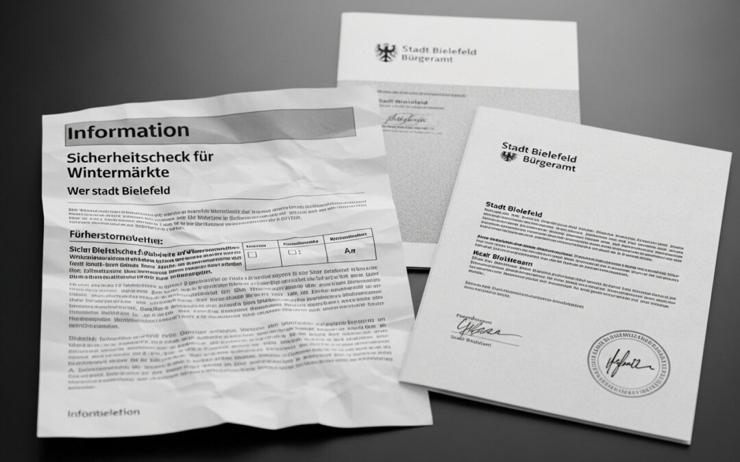 Stadt Bielefeld warnt vor gefälschten Sicherheitsinformationen für Weihnachtsmärkte