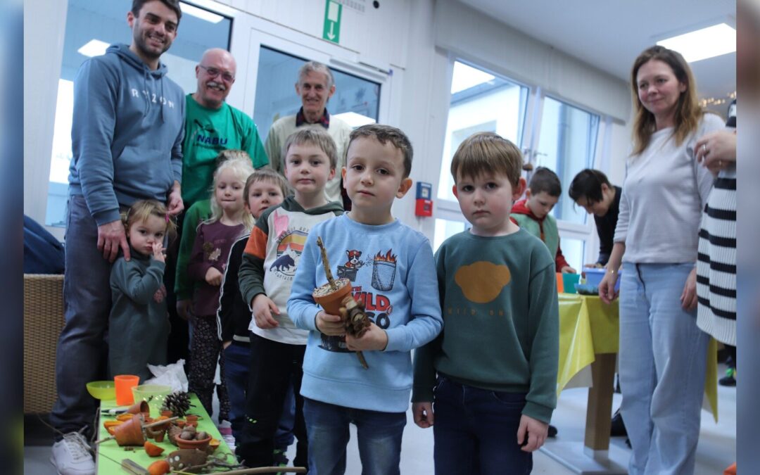 Kinder der Kita Greste setzen sich spielerisch für die Natur ein