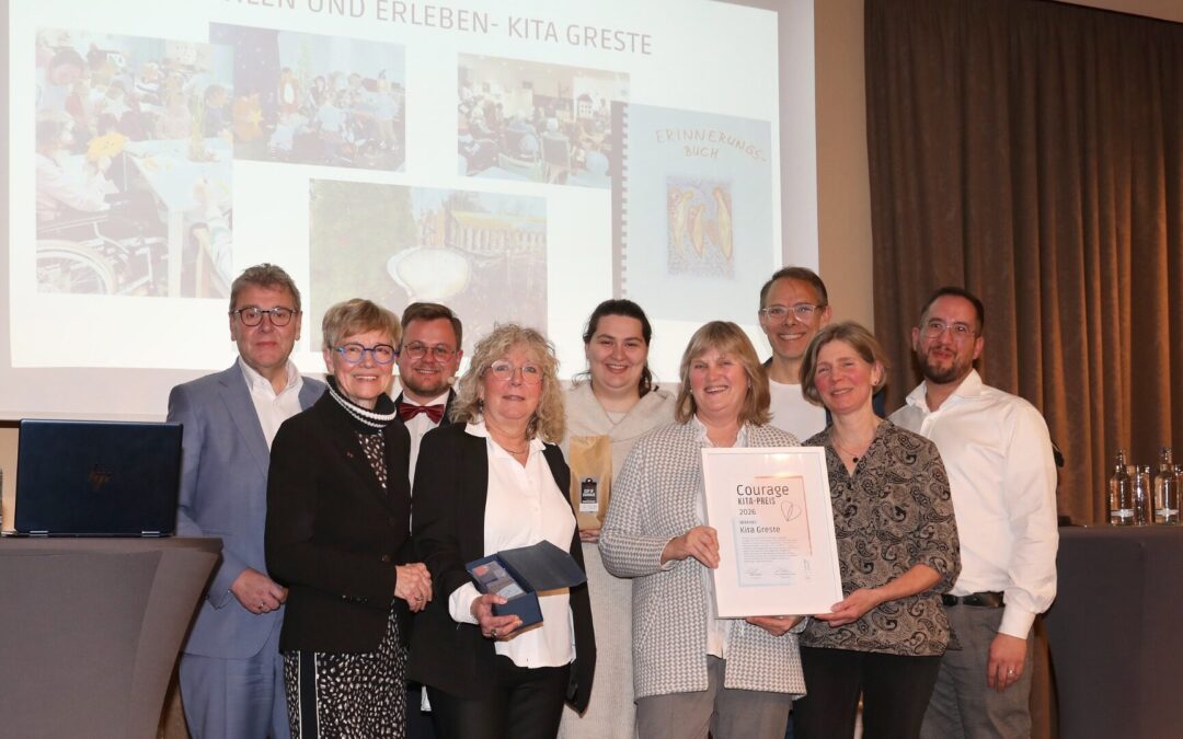 Auszeichnung für einfühlsame Trauerarbeit: Familienzentrum Greste erhält Courage-Kita-Preis