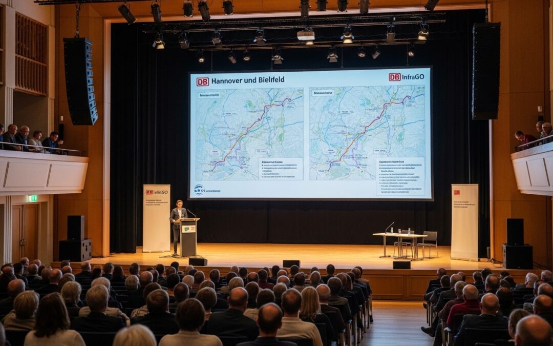 DB InfraGo stellt Planungen vor und stellt sich den Fragen vor Ort