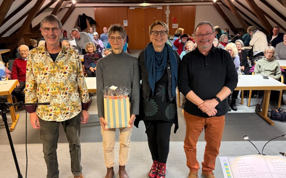 „Früher war mehr Zukunft“: Besuch aus der Partnerstadt Osterburg begeistert mit Humor und Tiefgang