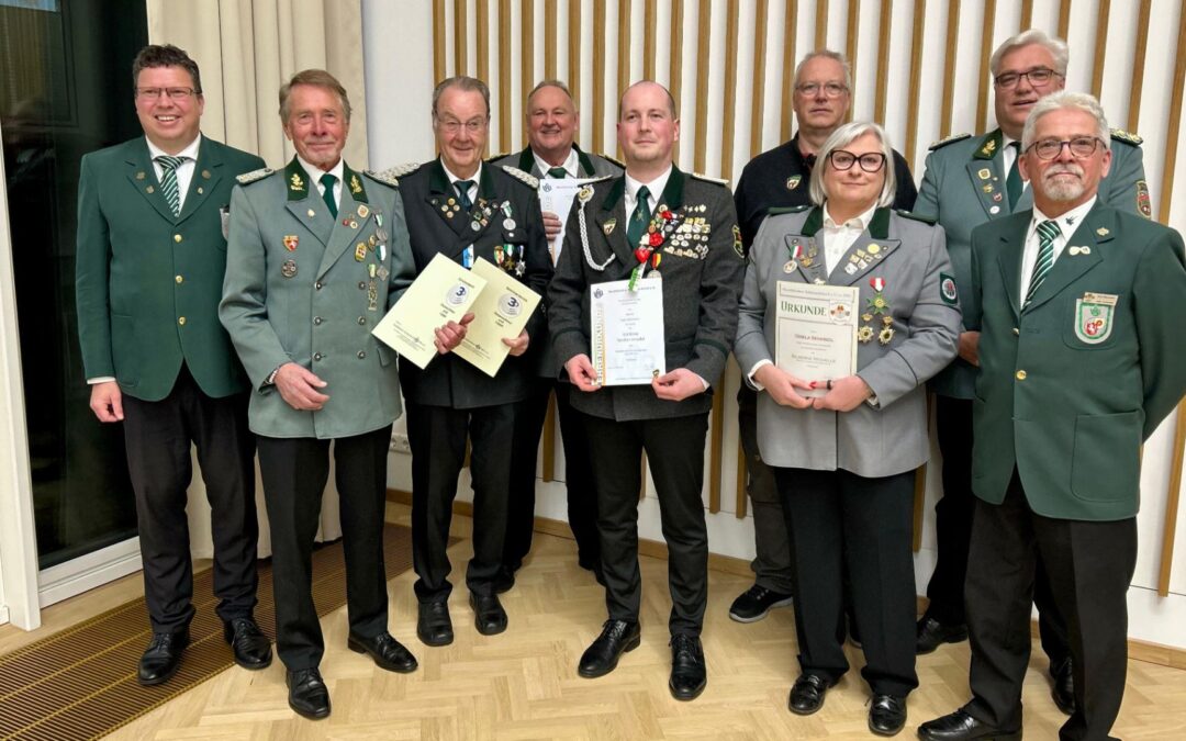 Schützenkreis Bielefeld: Hohe Auszeichnungen und Weichenstellung für die Zukunft
