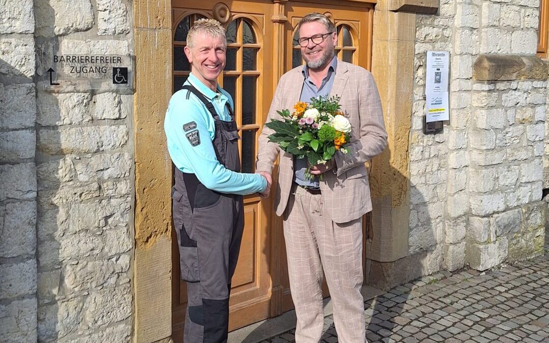 25-jähriges Dienstjubiläum von Martin Böddeker bei der Stadt Oerlinghausen
