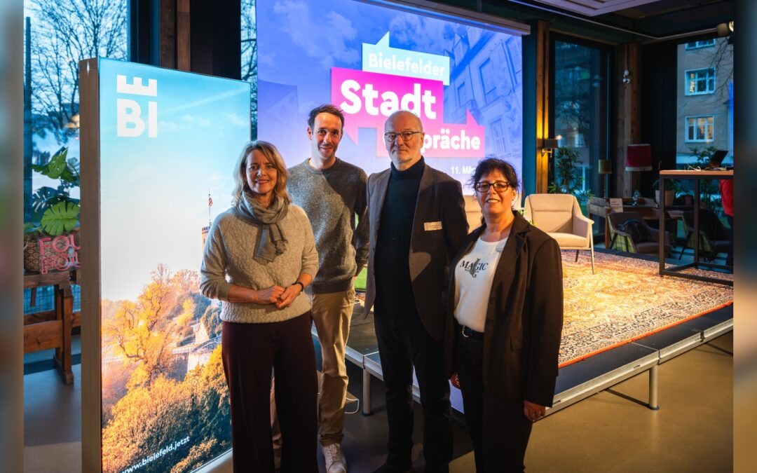 Verkehrsverein Bielefeld diskutiert bei Veranstaltungsreihe „Bielefelder Stadtgespräche“ mit Akteuren aus der Stadtgesellschaft