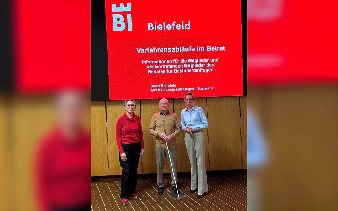 Erste Sitzung des Beirates für Behindertenfragen – Oberbürgermeisterin Bauer: „Mein Ziel ist eine Stadtverwaltung, die Hürden abbaut“