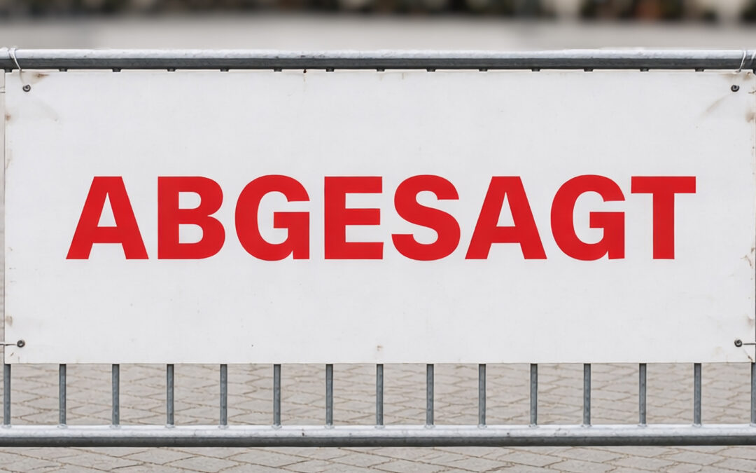 LeoEvent erneut abgesagt