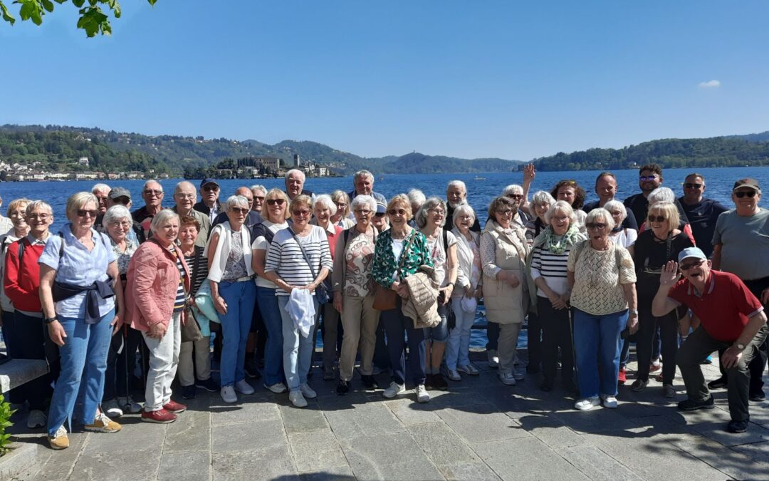 Walker besuchten den Lago Maggiore und Mailand