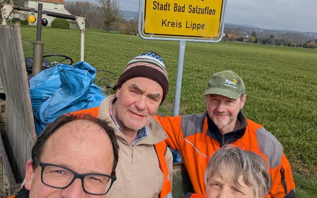 Heimatverein Werl-Aspe räumt auf: Acht Säcke Müll bei Frühjahrsputz