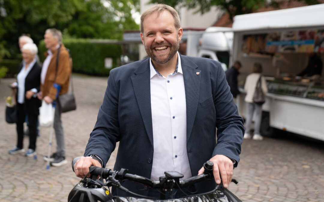 Veith Lemmen zu Besuch beim politischen Abendbrot in Stieghorst
