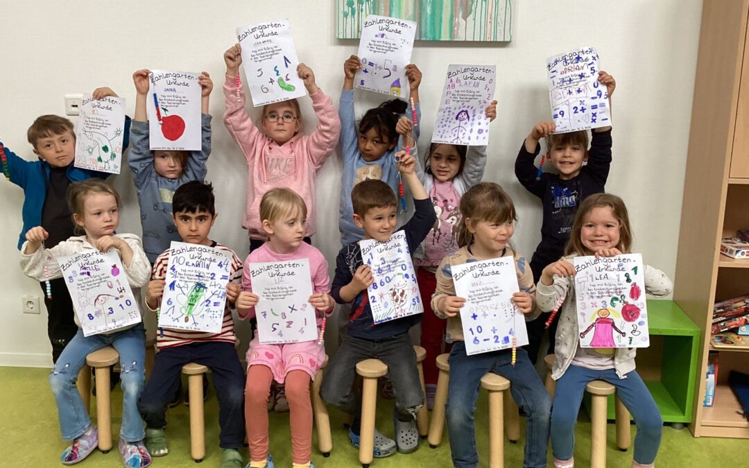 Spielerisch zur Zahl: Schulkinderprojekt „Zahlengarten“ in der AWO Kindertagesstätte Am Kreisel