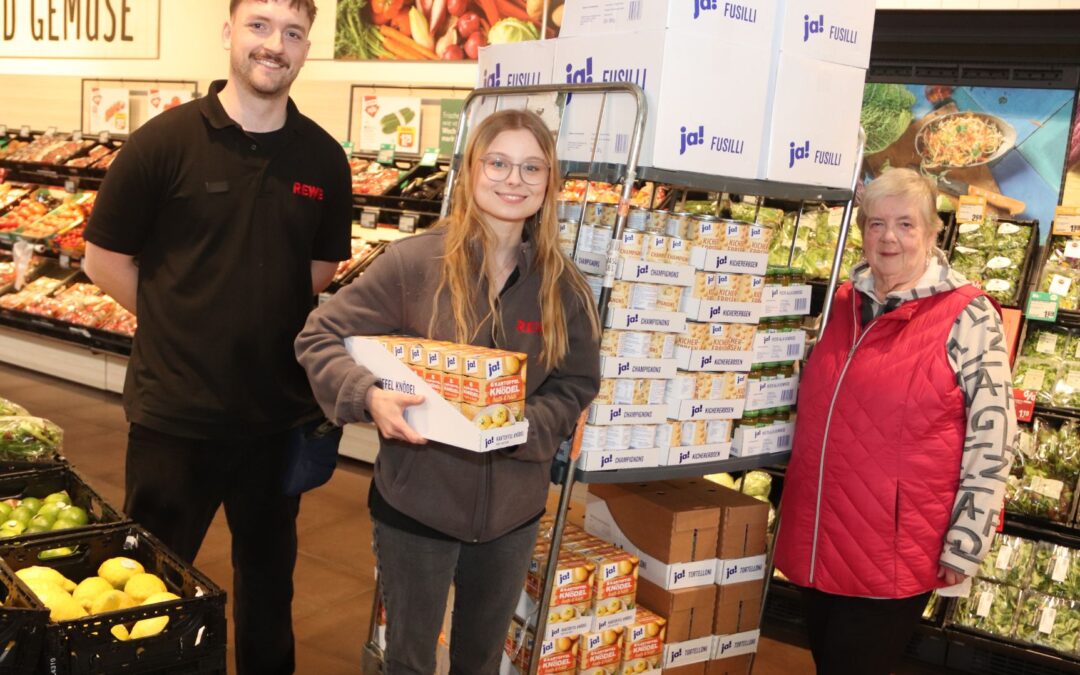 Der Rewe-Markt in Oerlinghausen beteiligte sich an bundesweiter Aktion