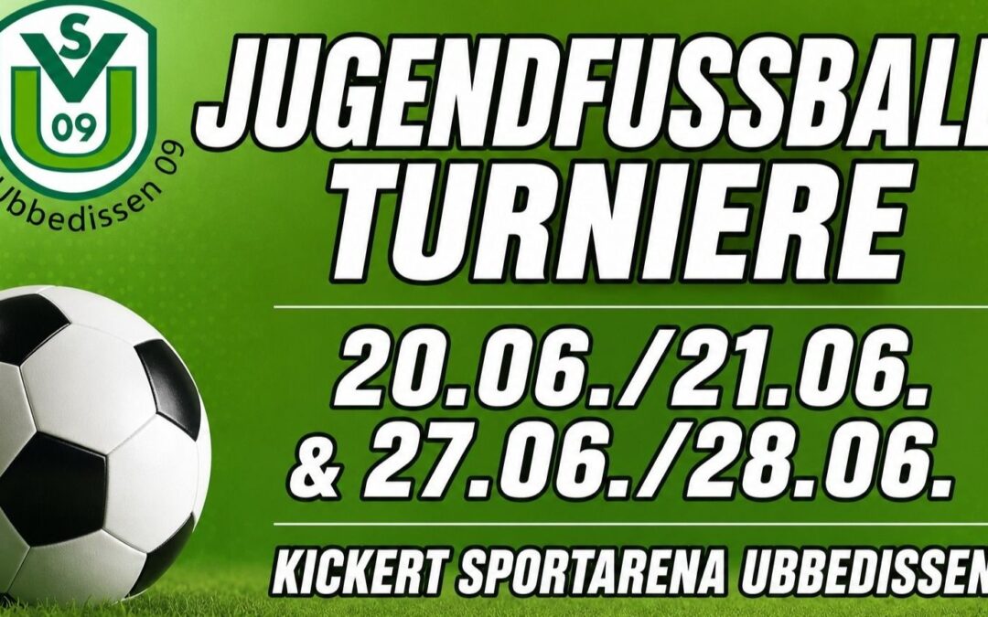 Die Jugendturniere beim SV Ubbedissen 09 stehen vor der Tür