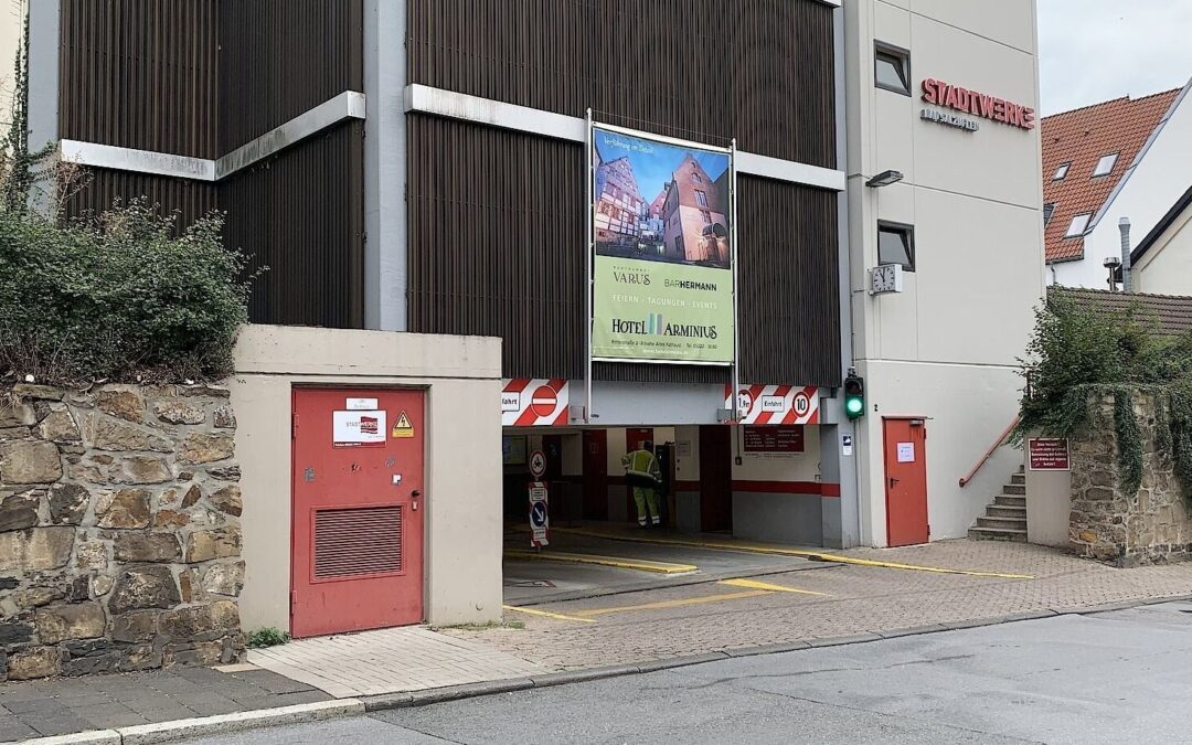 Parkhaus „Altstadt“ ab 18.5.2026 gesperrt – Umbau der Ein- und Ausfahrt