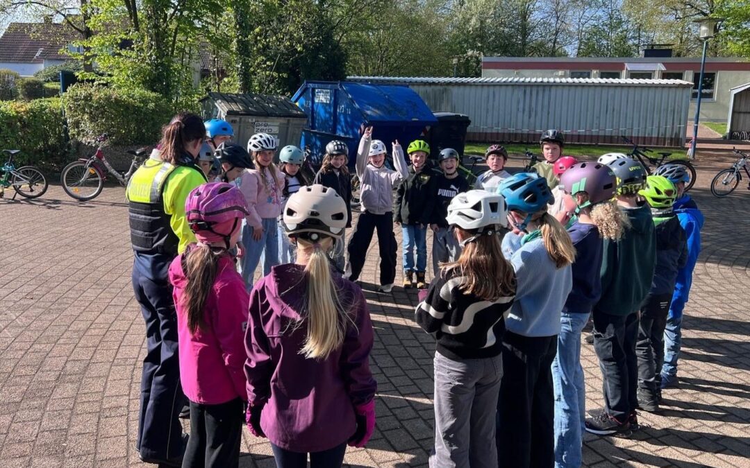 Grundschule Nord: Alle Viertklässler meistern Radfahrprüfung souverän