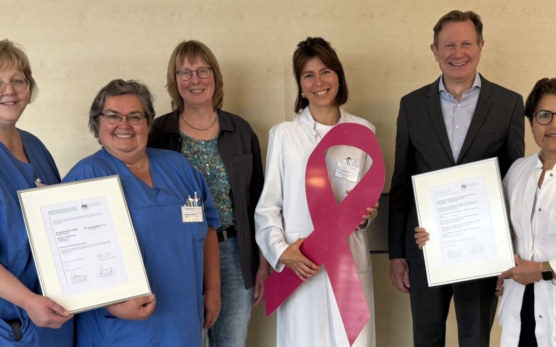 Brustzentrum Lippe erneut zertifiziert: Exzellenz in der Brustkrebsversorgung bestätigt