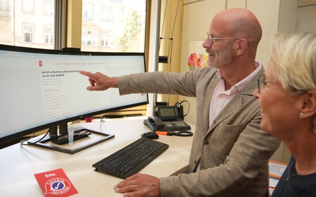 Stadt Bielefeld setzt auf Leichte Sprache