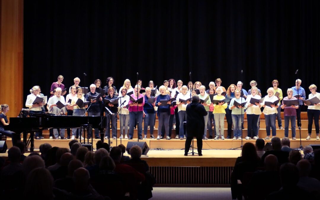 Gemeinschaftliches Singen in der Konzerthalle