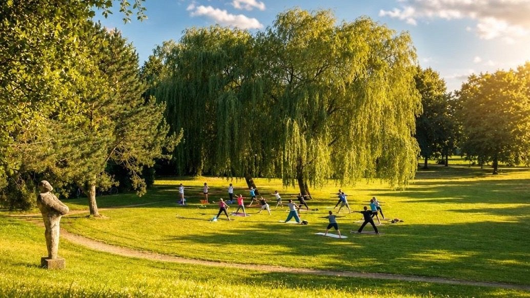 Yoga im Park: Kostenloses Angebot für alle Interessierten
