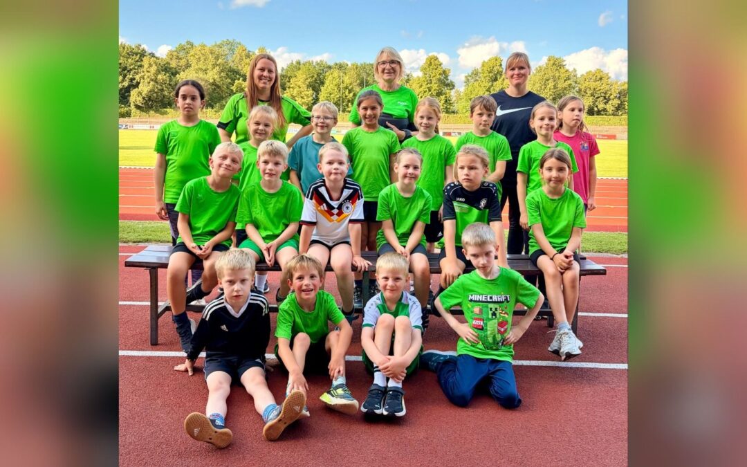 SV Ubbedissen 09 überzeugt bei Kinderleichtathletik in Bielefeld