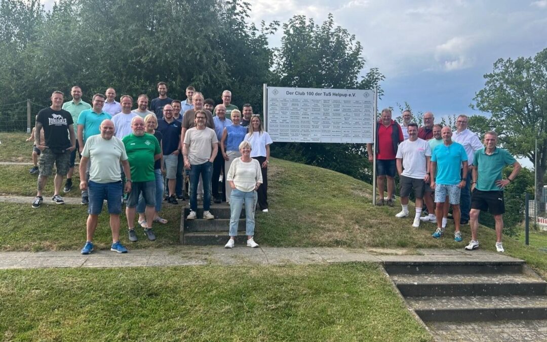 Erfolgreiches Netzwerktreffen des Club 100 der Fußballabteilung