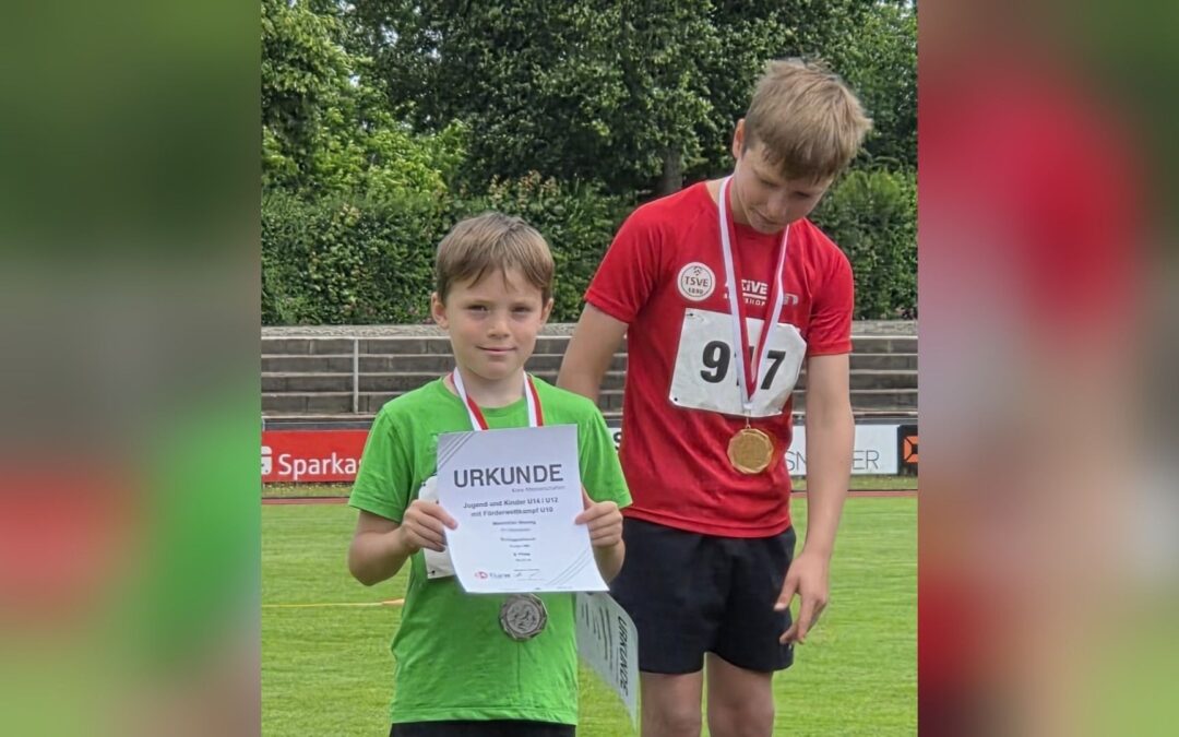 Medaillenregen für den SV Ubbedissen 09 bei den Kreis Einzelmeisterschaften U12/U14