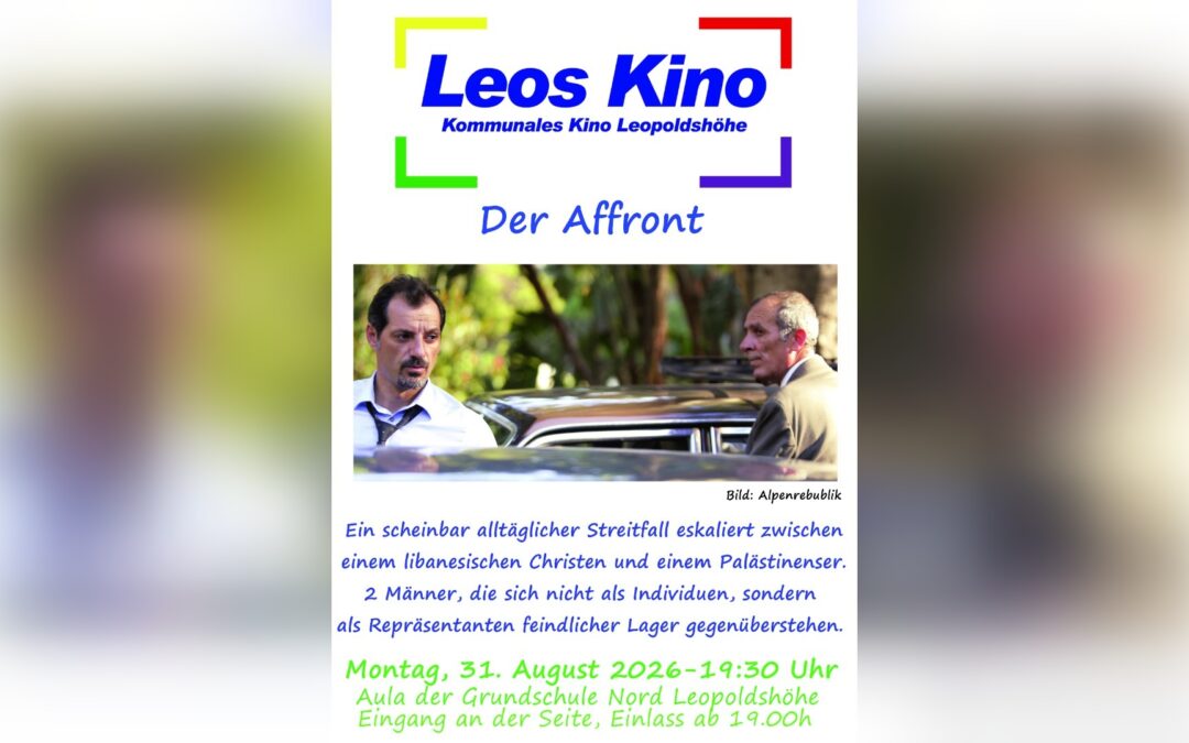 Mücken und Elefanten: „Der Affront“ im Kino – Wenn Nachbarschaftsstreit zur Staatsaffäre wird