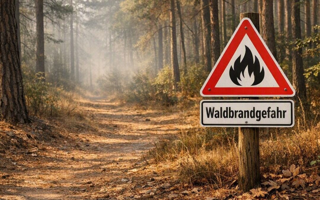 Erhöhte Waldbrandgefahr und Sperrung der Grillplätze